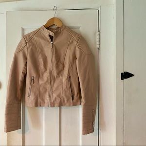 Studio F pink leather jacket
